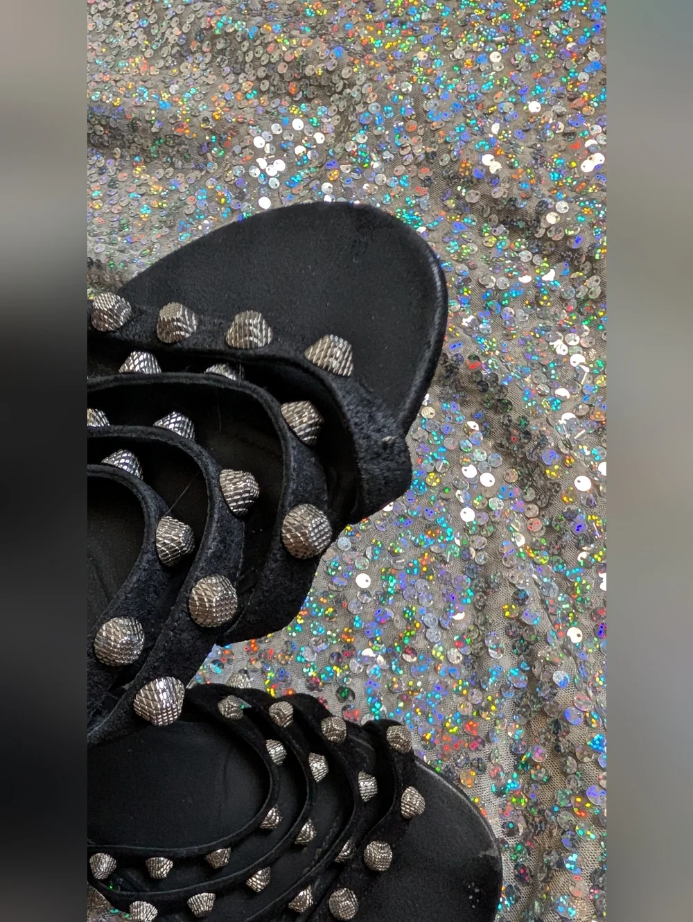 Balenciaga Studded Slide Sandals 🖤🖤 - Picture 3 of 9